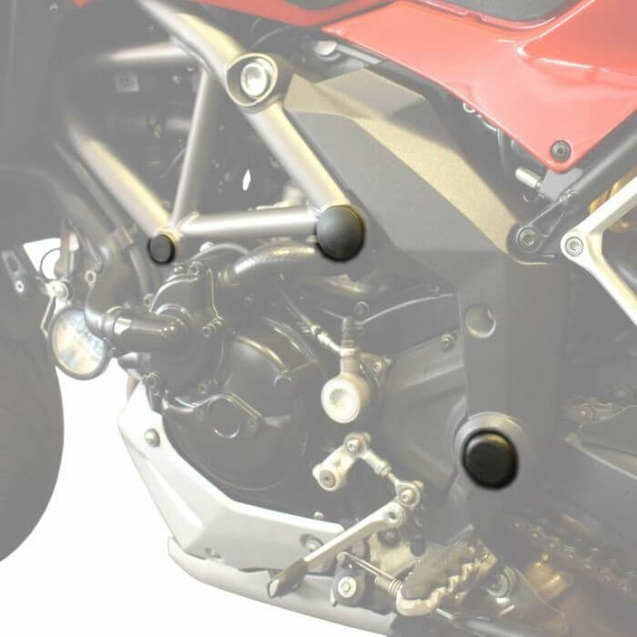 Pyramid Frame Caps for Ducati Multistrada 1200 Pathpavers