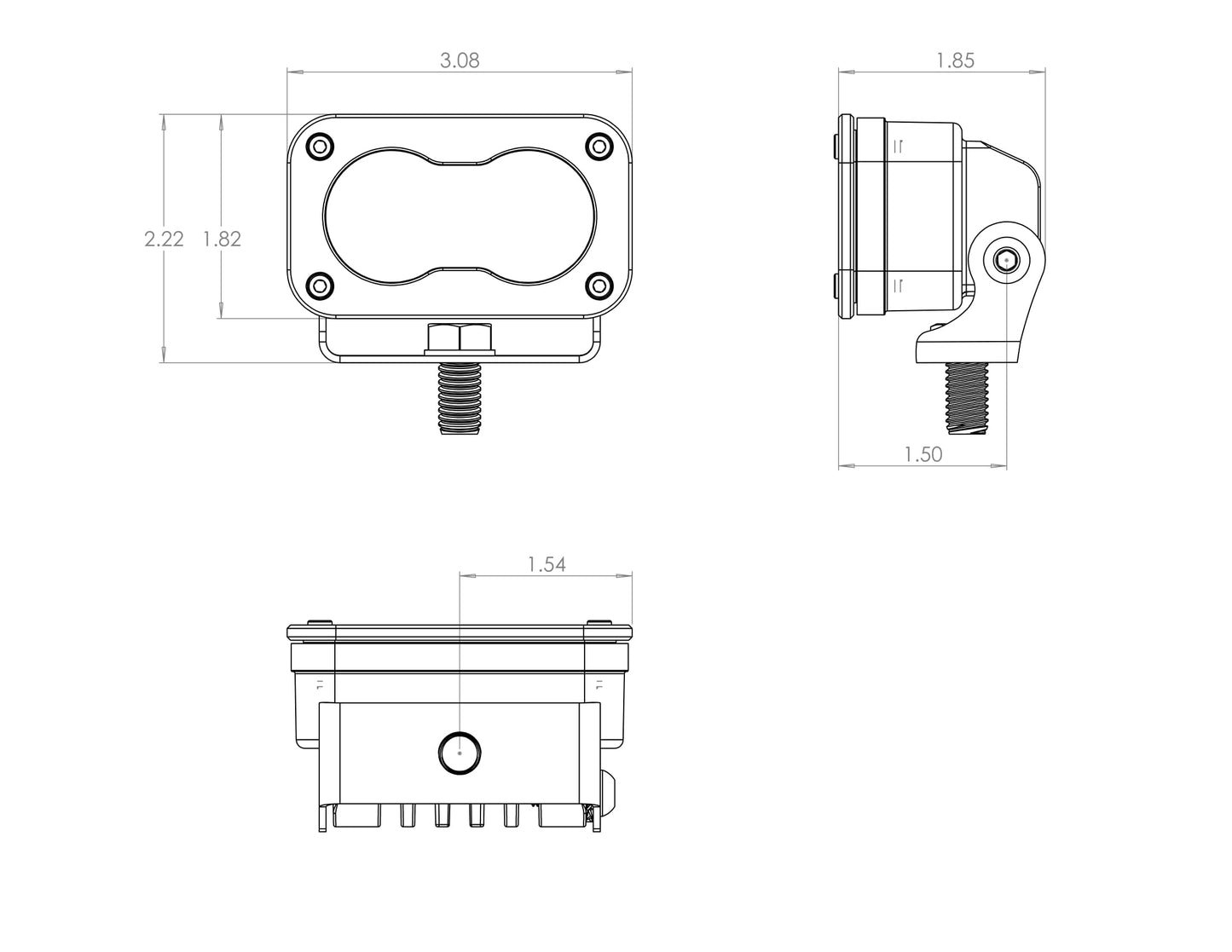 Baja Design S2 Sport, Pair Driving/Combo LED Baja Design