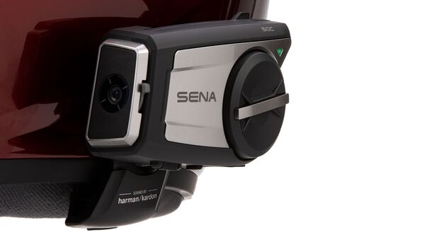 Sena 50C Premium Mesh Communication, 4K Camera, and SOUND BY Harman Kardon SENA