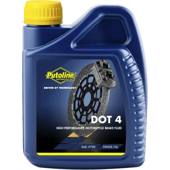 Brake Fluid - Putoline DOT 4 Brake Fluid (500ML)