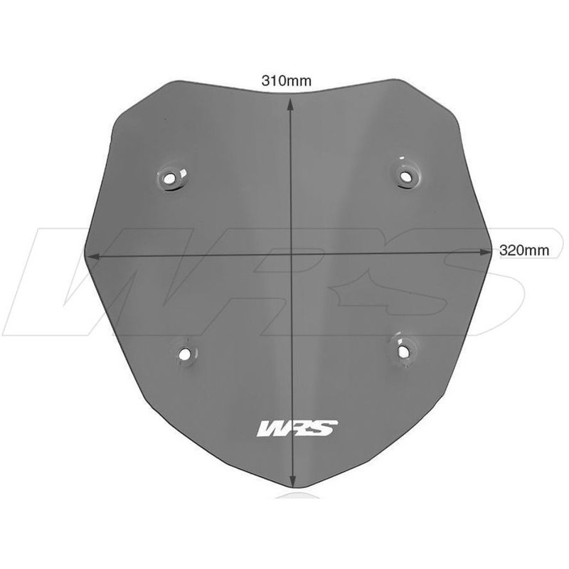 WRS Sport Dark Smoked Windscreen For BMW F 900 XR (2020-21) WRS