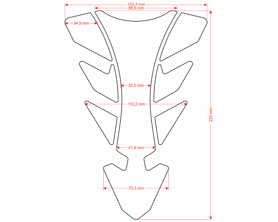 OneDesign Ducati Tank Pad onedesign