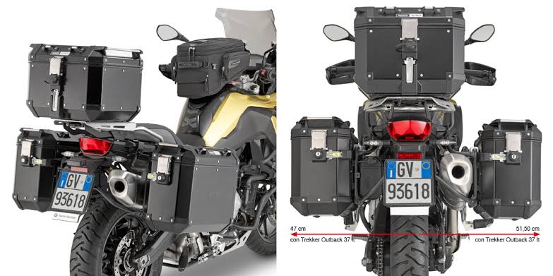 Givi side pannier holder for 850gs/750gs/850gsa Pathpavers